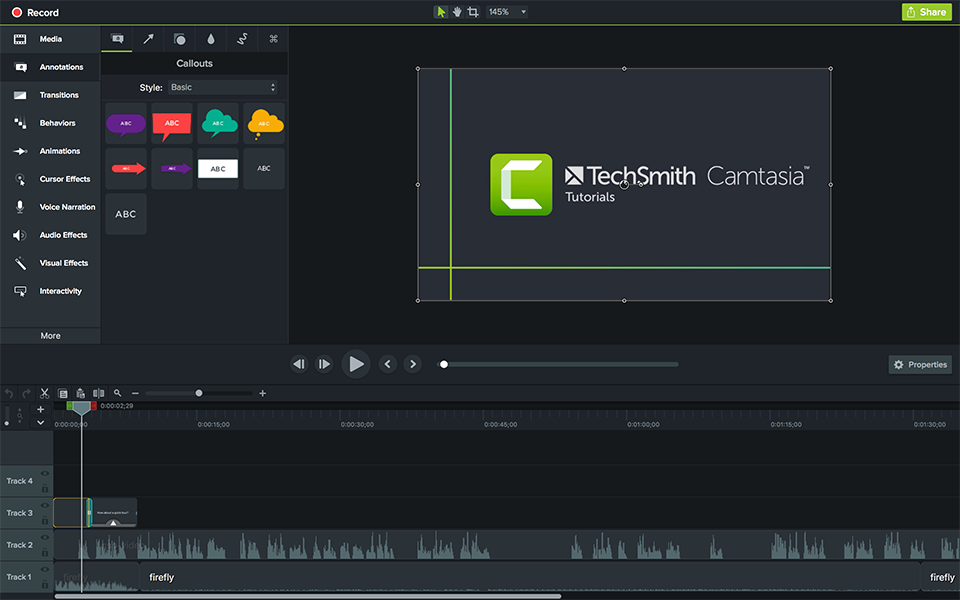 Programa editor vídeos Camtasia